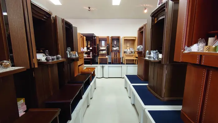 仏壇の展示